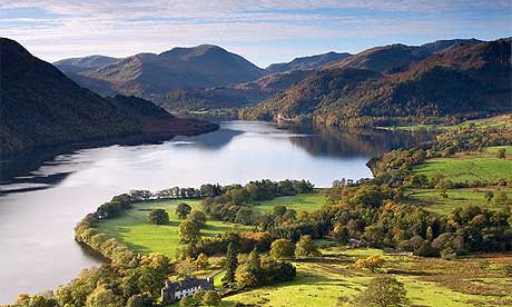 Ullswater, Lake District. JEzioro Ullwter UK